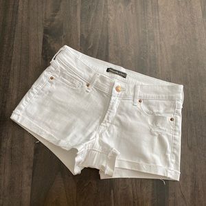 Abercrombie & Fitch white denim short